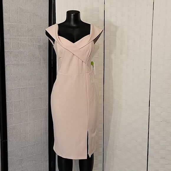 BRAND NEW PREMIER AMOUR OFF THE SHOULDER SHEATH WOMEN"S DRESS - Picture 3 of 13
